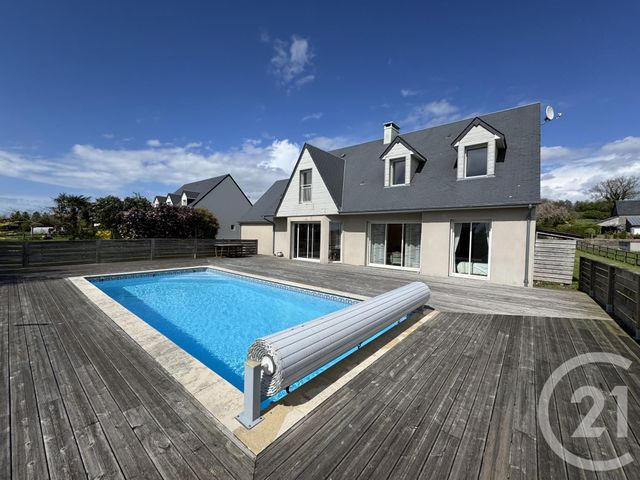 maison à vendre - 6 pièces - 165.0 m2 - HEUGUEVILLE SUR SIENNE - 50 - BASSE-NORMANDIE - Century 21 Royer Immo