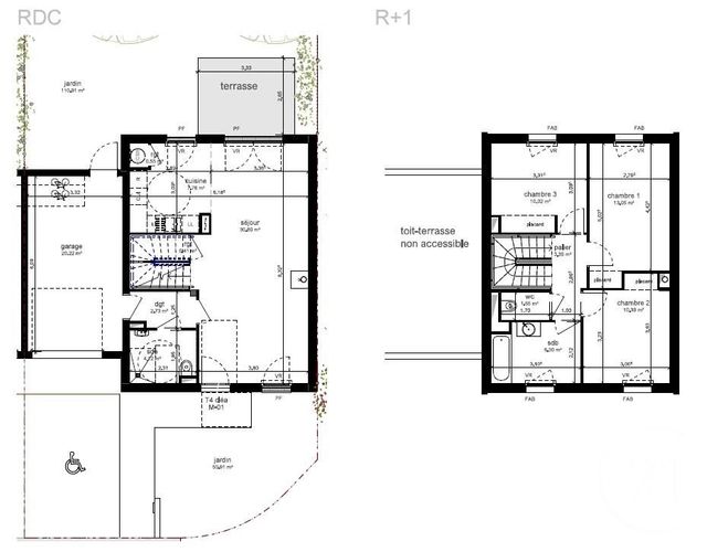 maison à vendre - 4 pièces - 80.65 m2 - AGON COUTAINVILLE - 50 - BASSE-NORMANDIE - Century 21 Royer Immo