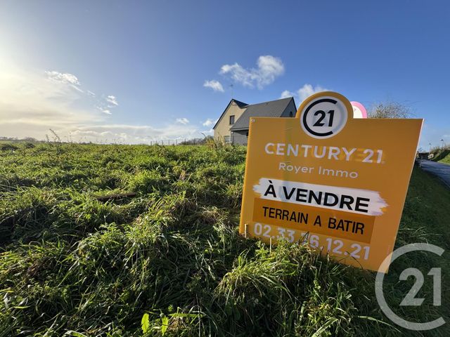 terrain à vendre - 822.0 m2 - HEUGUEVILLE SUR SIENNE - 50 - BASSE-NORMANDIE - Century 21 Royer Immo
