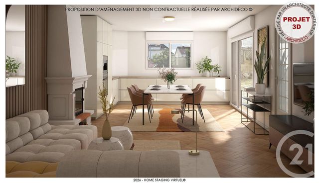 maison à vendre - 3 pièces - 55.6 m2 - AGON COUTAINVILLE - 50 - BASSE-NORMANDIE - Century 21 Royer Immo
