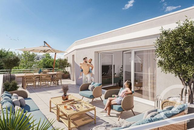 Appartement F2 à vendre - 2 pièces - 43.44 m2 - DONVILLE LES BAINS - 50 - BASSE-NORMANDIE - Century 21 Royer Immo