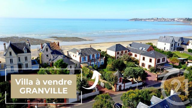 maison à vendre - 8 pièces - 215.0 m2 - GRANVILLE - 50 - BASSE-NORMANDIE - Century 21 Royer Immo