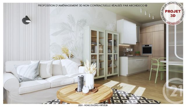 Appartement F2 à vendre - 2 pièces - 36.63 m2 - GRANVILLE - 50 - BASSE-NORMANDIE - Century 21 Royer Immo