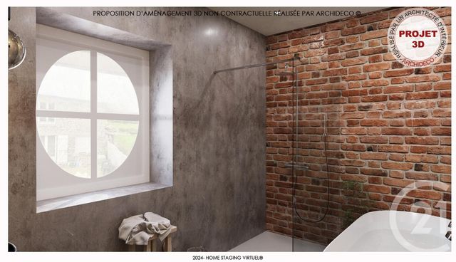 maison à vendre - 9 pièces - 203.51 m2 - ST SAUVEUR LA POMMERAYE - 50 - BASSE-NORMANDIE - Century 21 Royer Immo