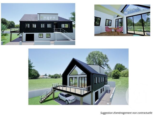 maison à vendre - 7 pièces - 158.0 m2 - DONVILLE LES BAINS - 50 - BASSE-NORMANDIE - Century 21 Royer Immo