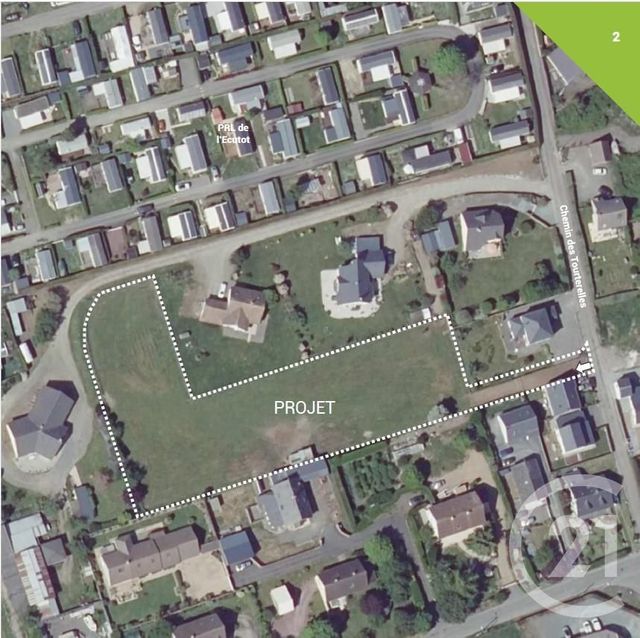 terrain à vendre - 565.0 m2 - ST PAIR SUR MER - 50 - BASSE-NORMANDIE - Century 21 Royer Immo